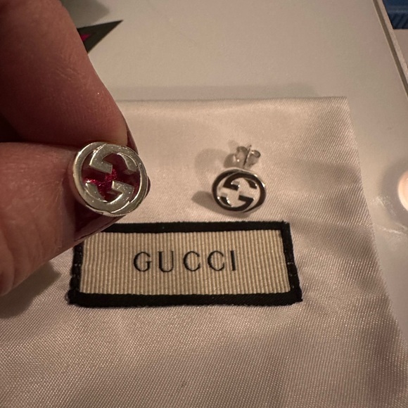 GUCCI Earrings in 925 Sterling Silver. - Picture 3 of 4